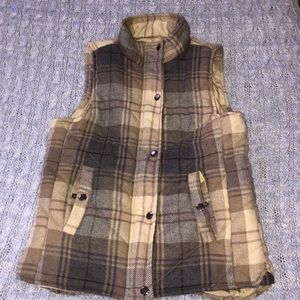 Thread & Supply plaid vest